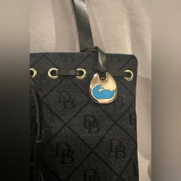 Dooney & Bourke Monogram Shoulder bag - gray and black - excellent condition - Picture 3 of 11